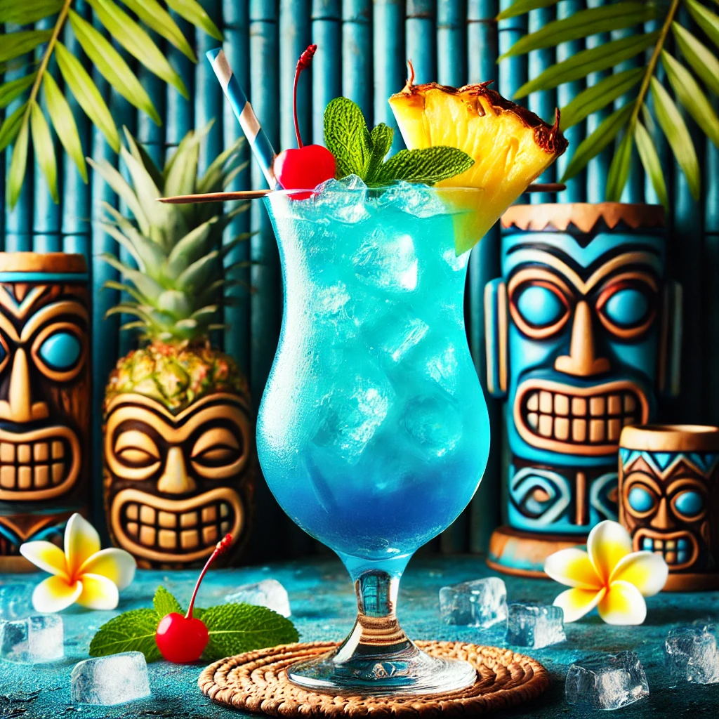 Sober Tiki Blue Hawaii